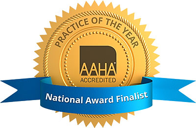 AAHA Award Winning Hospital Logo