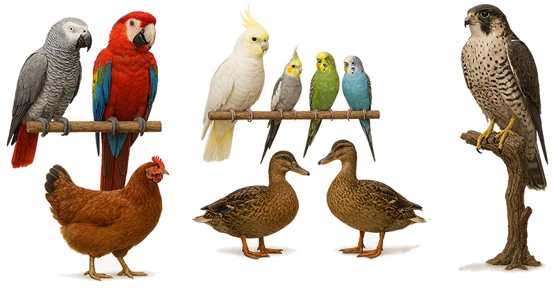Avian, Bird, Chicken, Falcon Veterinarian Kansas City Blue-Springs-Animal-Hospital